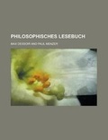 Cover: Philosophisches Lesebuch - Rarebooksclub.com