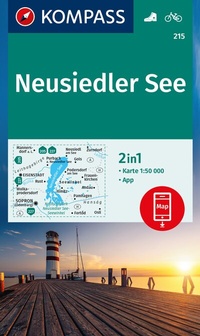 Abbildung von: KOMPASS Wanderkarte 215 Neusiedler See 1:50.000 - KOMPASS-Karten