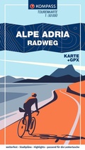 Cover: KOMPASS Fahrrad-Tourenkarte Alpe Adria Radweg 1:50.000 - KOMPASS-Karten