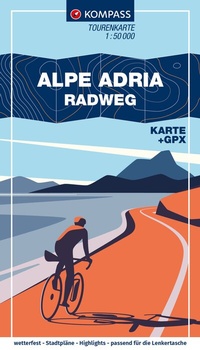 Abbildung von: KOMPASS Fahrrad-Tourenkarte Alpe Adria Radweg 1:50.000 - KOMPASS-Karten