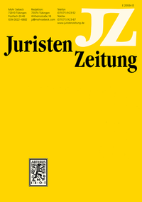 Abbildung von: JuristenZeitung (JZ) - Mohr Siebeck