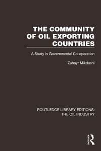 Abbildung von: The Community of Oil Exporting Countries - Routledge
