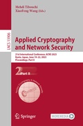 Cover: Applied Cryptography and Network Security - Springer