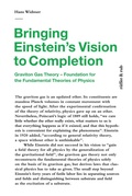 Cover: Bringing Einstein's Vision to Completion - R&uuml;ffer & Rub Sachbuchverlag