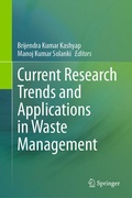 Cover: Current Research Trends and Applications in Waste Management - Springer