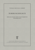 Cover: &Auml;u&szlig;erungsdelikte - Vittorio Klostermann Verlag
