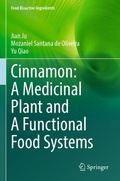 Cover: Cinnamon: A Medicinal Plant and A Functional Food Systems - Springer