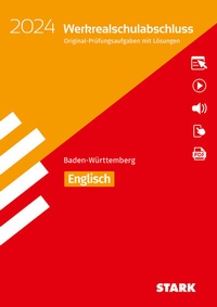 Abbildung von: STARK Original-Prüfungen Werkrealschulabschluss 2024 - Englisch 10. Klasse - BaWü - Stark Verlag
