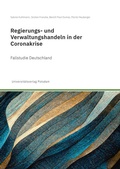 Cover: Regierungs- und Verwaltungshandeln in der Coronakrise - Universit&auml;tsverlag Potsdam