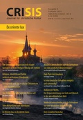 Cover: CRISIS 4 - Journal f&uuml;r christliche Kultur - CRISIS