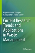 Cover: Current Research Trends and Applications in Waste Management - Springer