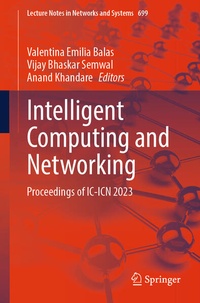 Enlarge image Cover: Intelligent Computing and Networking - Springer