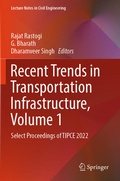 Cover: Recent Trends in Transportation Infrastructure, Volume 1 - Springer