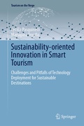 Cover: Sustainability-oriented Innovation in Smart Tourism - Springer