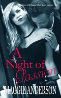 Cover: A Night of Passion - Bella Luna Books, Australia