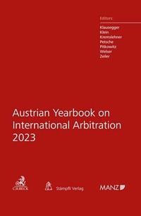 Abbildung von: Austrian Yearbook on International Arbitration 2023 - C.H.BECK