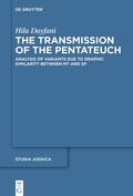 Cover: The Transmission of the Pentateuch - De Gruyter