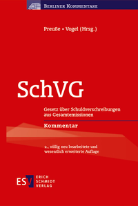 Abbildung von: SchVG - Erich Schmidt Verlag