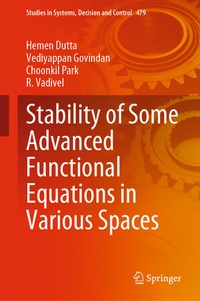 Enlarge image Cover: Stability of Some Advanced Functional Equations in Various Spaces - Springer