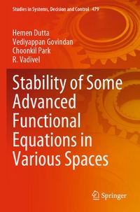 Enlarge image Cover: Stability of Some Advanced Functional Equations in Various Spaces - Springer