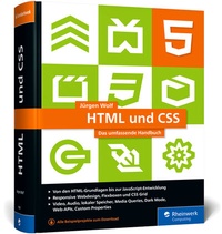 Abbildung von: HTML und CSS - Rheinwerk