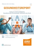 Cover: Gesundheitsreport 2023 - medhochzwei Verlag