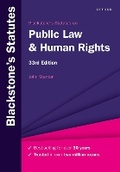 Cover: Blackstone's Statutes on Public Law & Human Rights - Oxford University Press