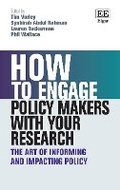 Cover: How to Engage Policy Makers with Your Research - Edward Elgar Publishing