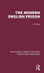 Cover: The Modern English Prison - Routledge