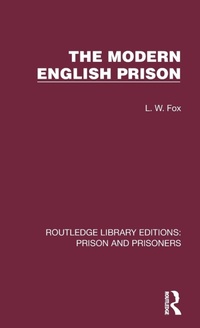Enlarge image Cover: The Modern English Prison - Routledge
