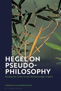 Bild: Hegel on Pseudo-Philosophy - Bloomsbury Academic