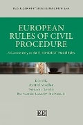 Abbildung von: European Rules of Civil Procedure - Edward Elgar Publishing