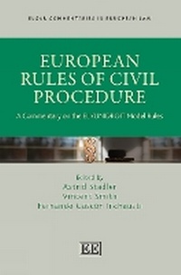 Abbildung von: European Rules of Civil Procedure - Edward Elgar Publishing