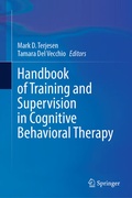 Cover: Handbook of Training and Supervision in Cognitive Behavioral Therapy - Springer
