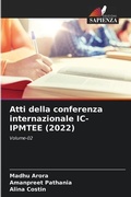 Cover: Atti della conferenza internazionale IC-IPMTEE (2022) - Edizioni Sapienza