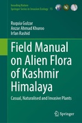 Cover: Field Manual on Alien Flora of Kashmir Himalaya - Springer