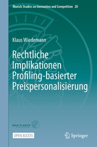 Abbildung von: Rechtliche Implikationen Profiling-basierter Preispersonalisierung - Springer