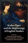Cover: Walter Pater and the Beginnings of English Studies - Cambridge University Press