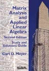 Abbildung von: Matrix Analysis and Applied Linear Algebra, Second Edition - Society for Industrial & Applied Mathematics,U.S.