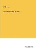 Cover: Some Week-Days in Lent - Anatiposi Verlag