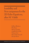 Cover: Instability and Non-uniqueness for the 2D Euler Equations, after M. Vishik - Princeton University Press