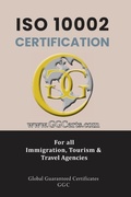 Cover: ISO 10002 Certification - Global Guaranteed Certificates (Ggc)
