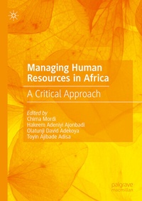 Abbildung von: Managing Human Resources in Africa - Palgrave Macmillan