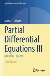 Enlarge image Cover: Partial Differential Equations III - Springer
