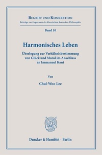 Abbildung von: Harmonisches Leben. - Duncker & Humblot