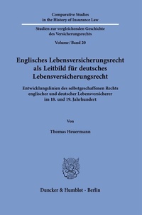 Abbildung von: Englisches Lebensversicherungsrecht als Leitbild für deutsches Lebensversicherungsrecht. - fibre