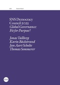 Cover: SNS Democracy Council 2023 - SNS F&ouml;rlag