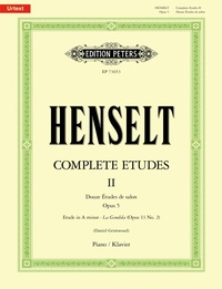 Abbildung von: Complete Etudes II: Douze Études de salon Op. 5 - Faber Music GmbH