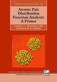 Enlarge image Cover: Atomic Pair Distribution Function Analysis - Oxford University Press