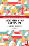 Cover: Audio Description for the Arts - Routledge